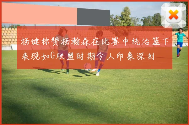 杨健称赞杨瀚森在比赛中统治篮下表现如G联盟时期令人印象深刻